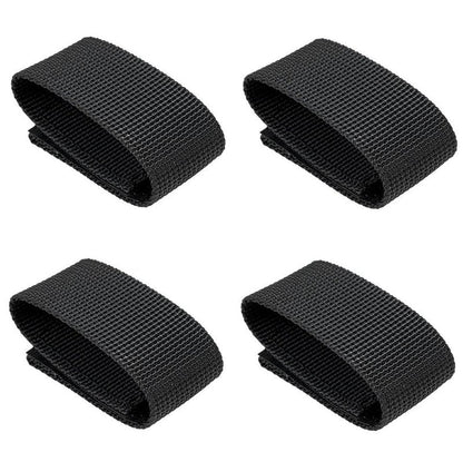 TACNEX Duty Belt Keepers w/Hook & Loop Closure for 1.25" Wide Utility Belt Loop Stays Nylon Tactical Strap Holder Retainer Police Law Enforcement Security Military Accessories NY