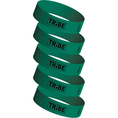 Tribe Lifting Fabric Resistance Bands for Glutes & Legs | 5 Fabric Workout Bands Set | Thick Booty Bands for Squats, Lunges, Hip Training, Physical Therapy & Home Workouts