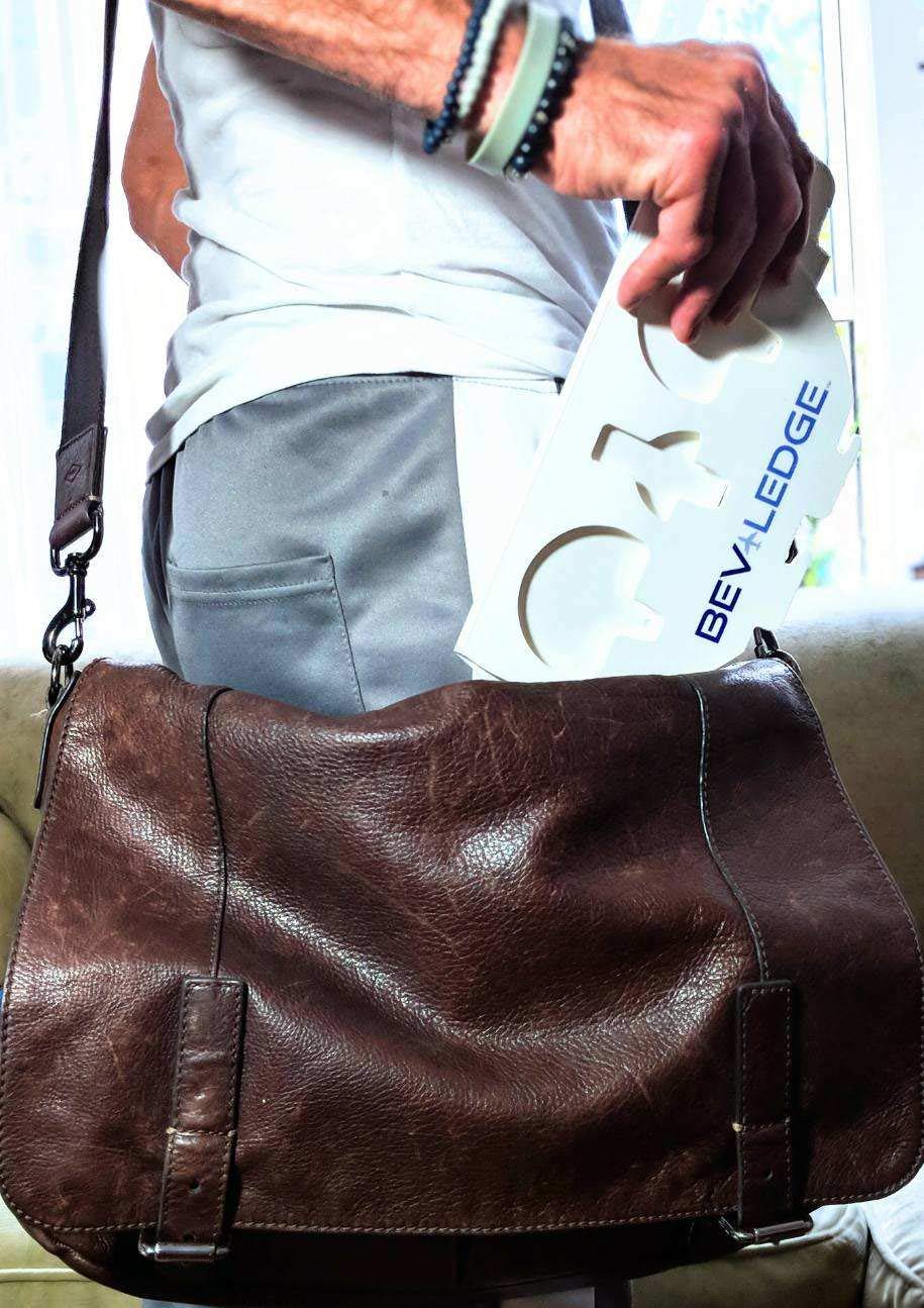 BEVLEDGE The US Patented- Airplane Window Organization Station -One of The Hottest New Travel Accessories. [Seen on The Today Show & GMA] Makes The Perfect Holiday Present. w/Luggage tag & Micro-Bag