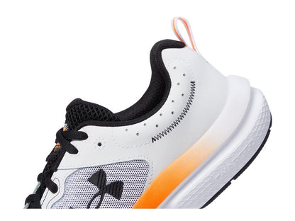 Under Armour Men's Charged Assert 10, (101) White/White/Black, 12, US