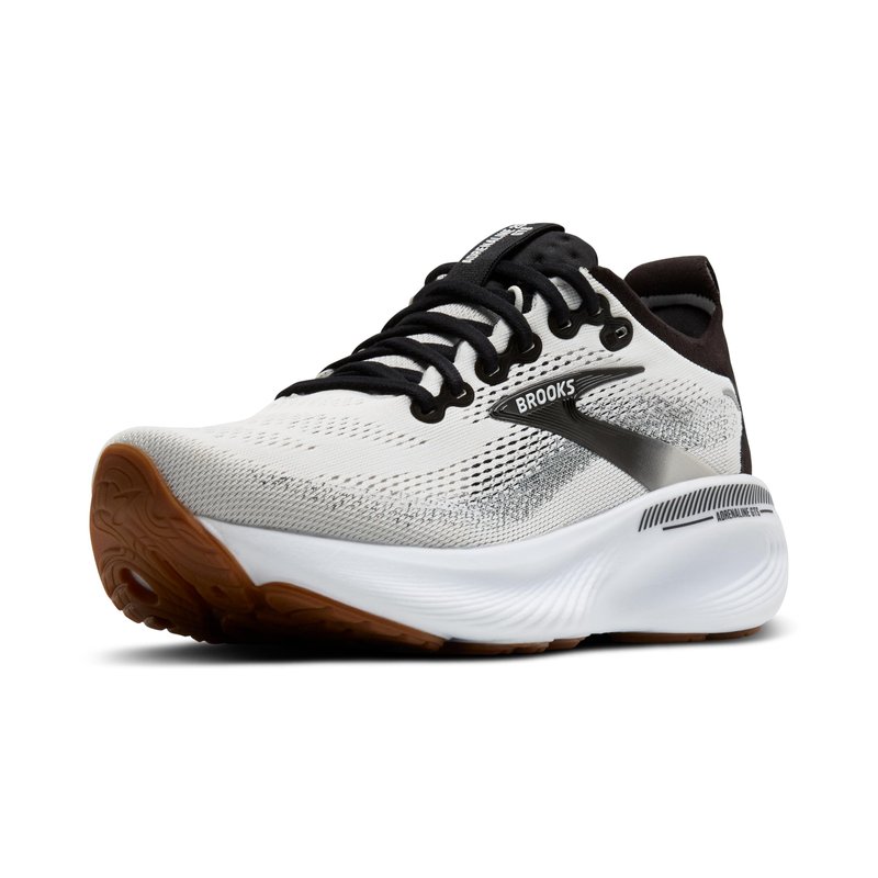Brooks Women’s Adrenaline GTS 25 Supportive Running & Walking Shoe - White/Black/White - 5 Wide