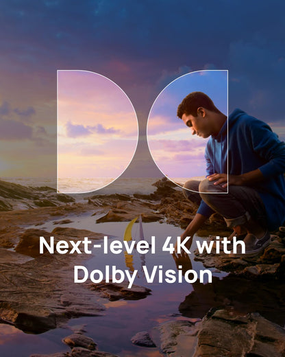 XGIMI HORIZON Ultra 4K Projector, Dolby Vision, 2300 ISO Lumens, 2 x 12W Harman Kardon Speakers, Home Theater Projector with WiFi and Bluetooth, Dual Light, Active 3D, 200"