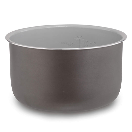 Ninja Foodi 6.5-qt. Ceramic Coated Nonstick Inner Pot, Compatible with all Ninja Foodi 6.5 qt. models, Dishwasher Safe Gray. 102FY300