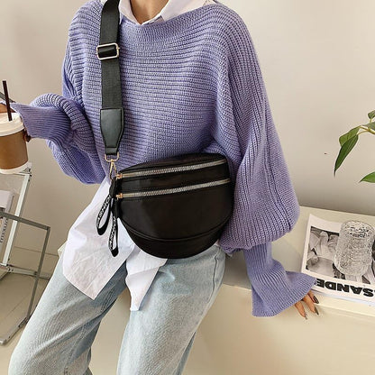 Checkered Crossbody Bum Bags for Women Nylon Checkered Purse Checkerboard Fanny Pack