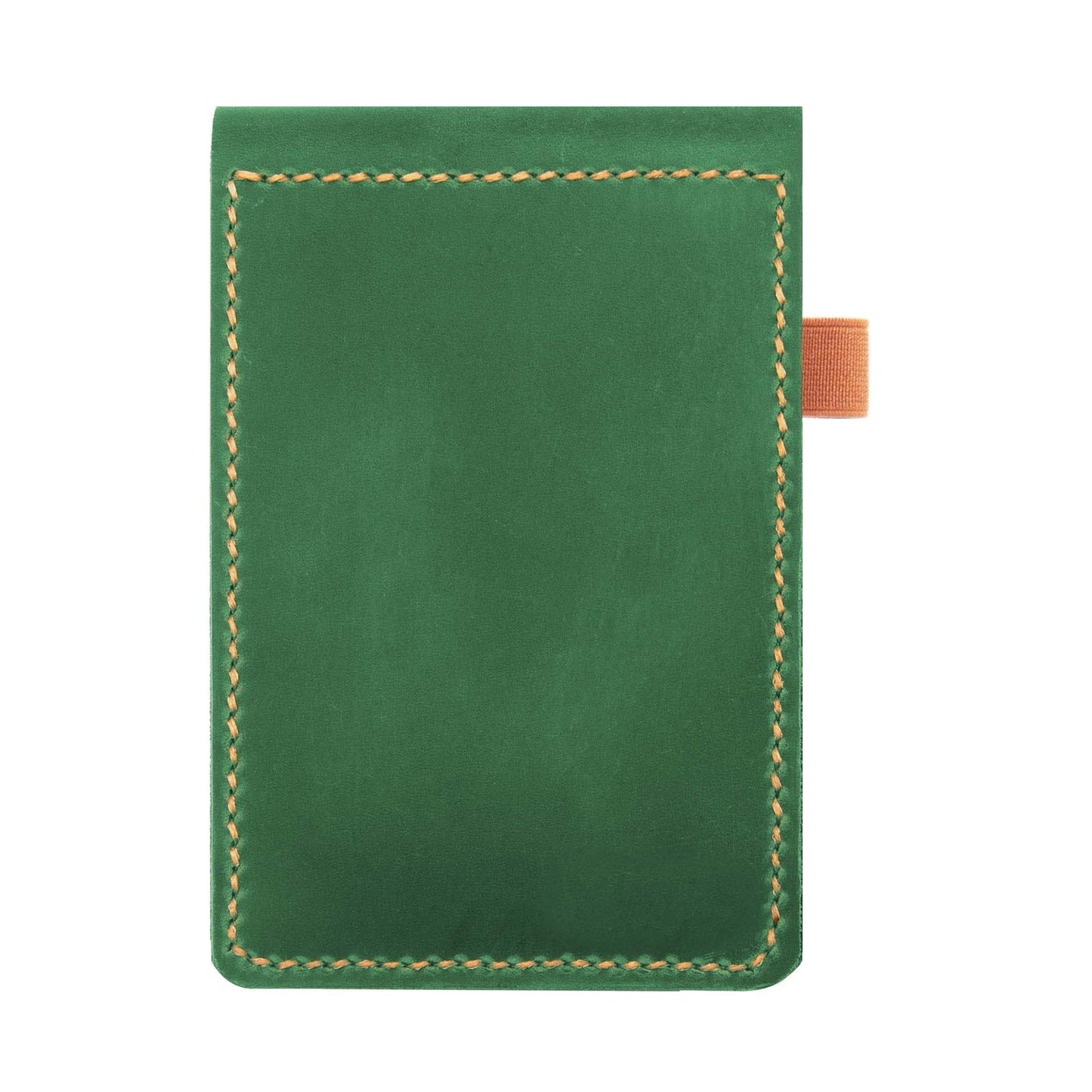 Turbosnail Real Genuine Leather Notepad Cover For Mini Pocket Notebook 3" X 5", Leather Cover For Rite In The Rain Top-Spiral Notebook,Customized Gift (Brown)