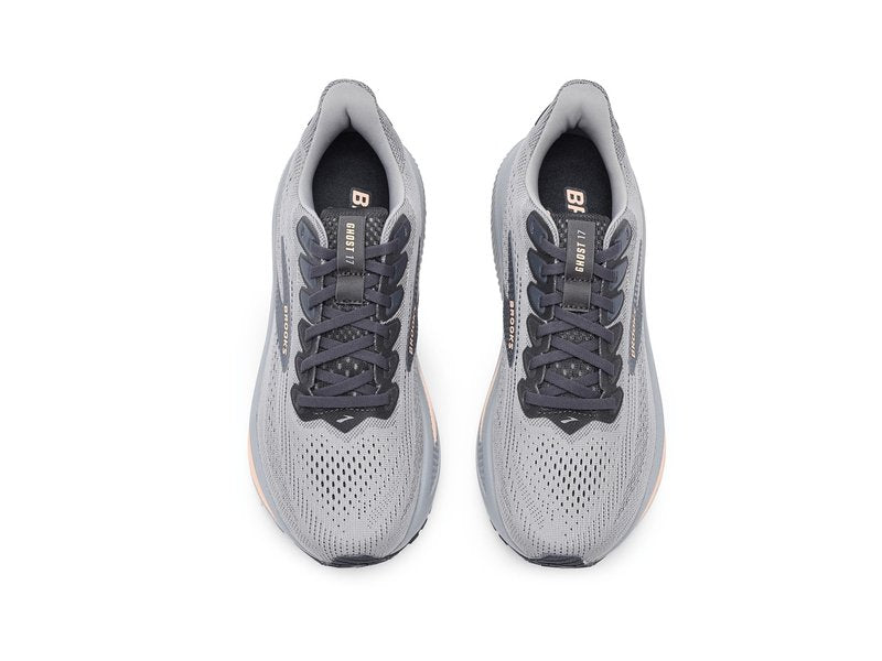 Brooks Women's Ghost 17 Alloy/Blackened Pearl/Peach 11.5 Medium