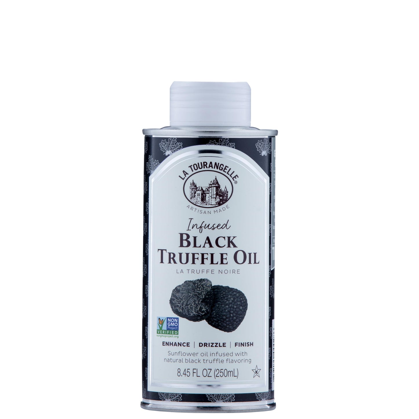 La Tourangelle, White Truffle Cooking Spray, Complex Gourmet Earthy Flavor for Spraying on Pasta, Popcorn, Vegetables, Potatoes, and More, 5 Fl Oz