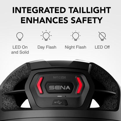 Sena M1 / M1 EVO Bluetooth and Mesh Intercom Smart Communications Mountain Bike Helmets