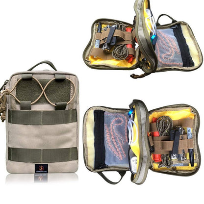 ROARING FIRE Ember Pro MOLLE EDC Utility Organizer Pouch is Small and Compact to Carry Knives, Flashlights, Pens, a Small notebook, EDC Gear, USB Cables, Earphones, Power Bank and etc