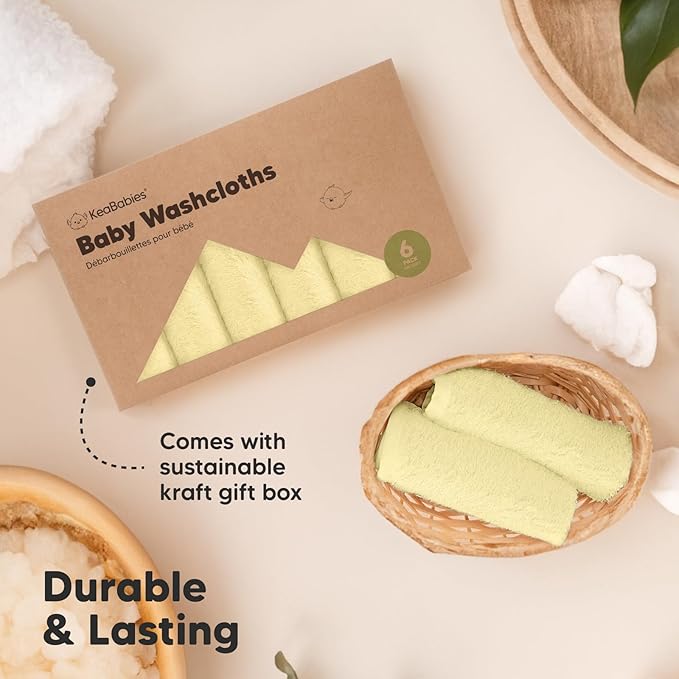6-Pack Baby Washcloths