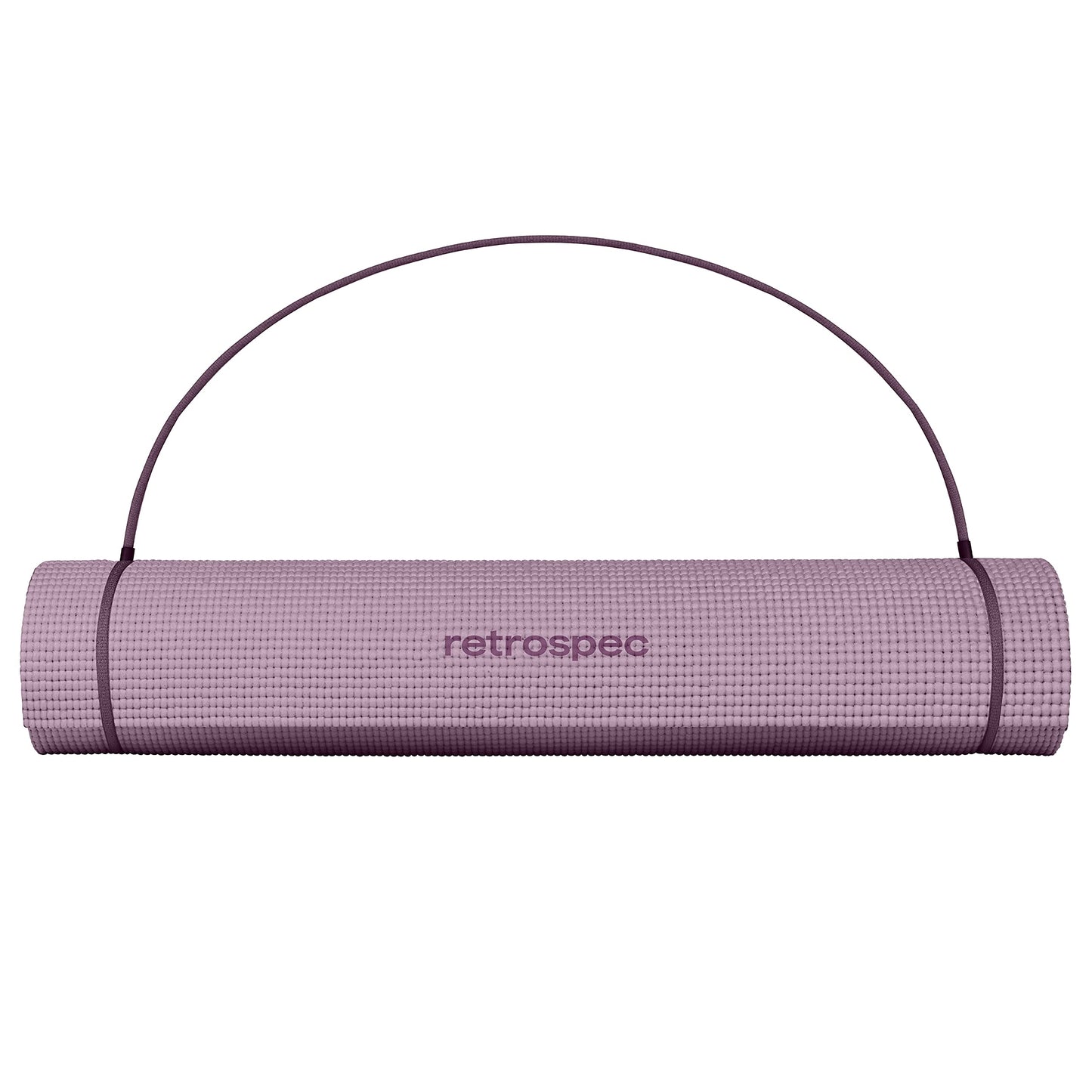 Retrospec Pismo Yoga Mat w/Nylon Strap for Men & Women - Non Slip Exercise Mat for Yoga, Pilates, Stretching, Floor & Fitness Workouts, .5mm Thick, Easy to Clean