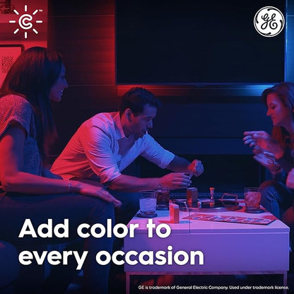 Cync GE BR30 Smart Bulb WiFi LED Light Bulbs - Color Changing Indoor Floodlight - Bluetooth Light Bulb with Alexa & Google Assistant - 9.5W 2-Pack