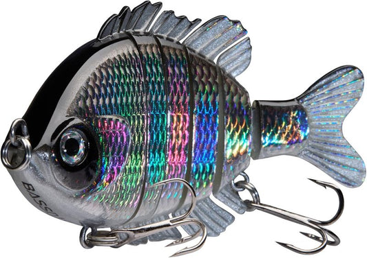 BASSDASH Multi-Jointed Bluegill Swimbaits - Hard Topwater Bass Fishing Lures | 3.5in/0.85oz