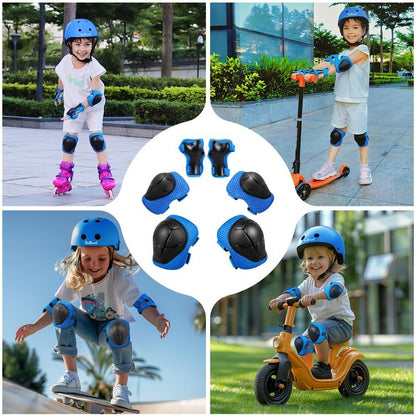 Besttravel Kids/Youth Knee Pad Elbow Pads Guards Protective Gear Set, Toddler Knee and Elbow Pads with Wrist Guards 3 in 1 for Skating Cycling Bike Rollerblading Scooter