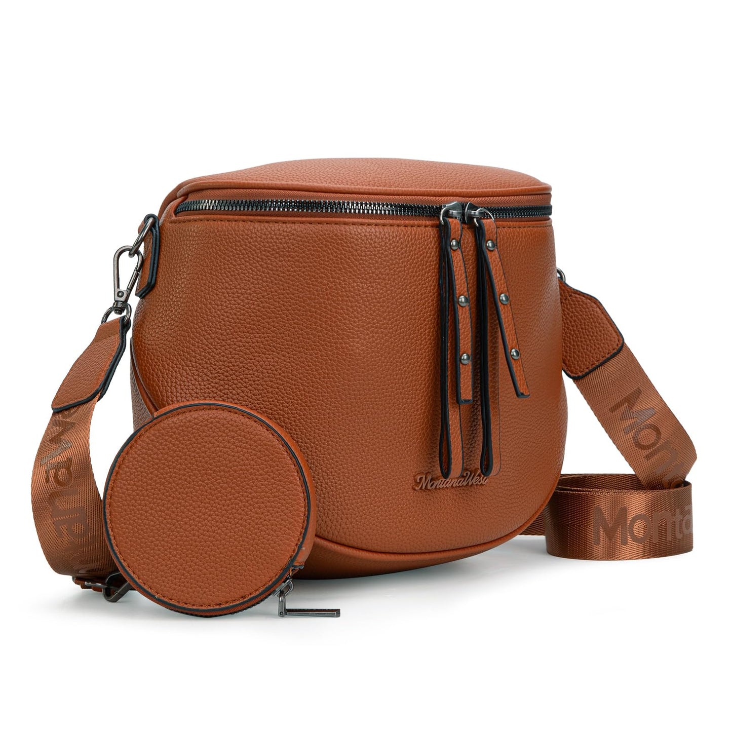 Montana West Large Crossbody Bags for Women Bum Bag Sling Purse with Adjustable Strap