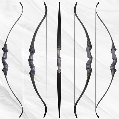 Archery Takedown Recurve Bow 60inch 30lbs,35lbs,40lbs,45lbs,50lbs,55lbs,60bs Traditional Hunting Bows Target Shooting Practice for Right Hand (45.00)