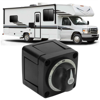 300A Battery Selector Switch, 3 Position Marine Battery Cut Off Switch with IP66, Heavy Duty for Boat RV Car Truck