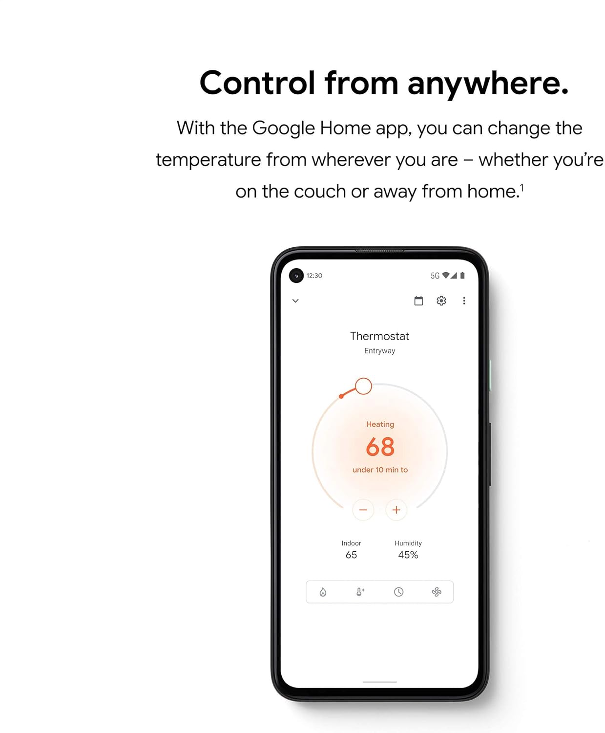 Google Nest Thermostat Trim Kit - Made for the Nest Thermostat - Programmable Wifi Thermostat Accessory - Snow