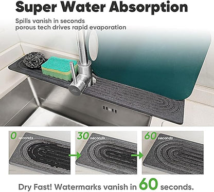 Stone Faucet Mat For Kitchen Sink