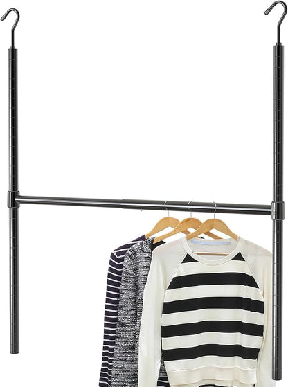 Simple Houseware Adjustable Closet Hanging Rod
