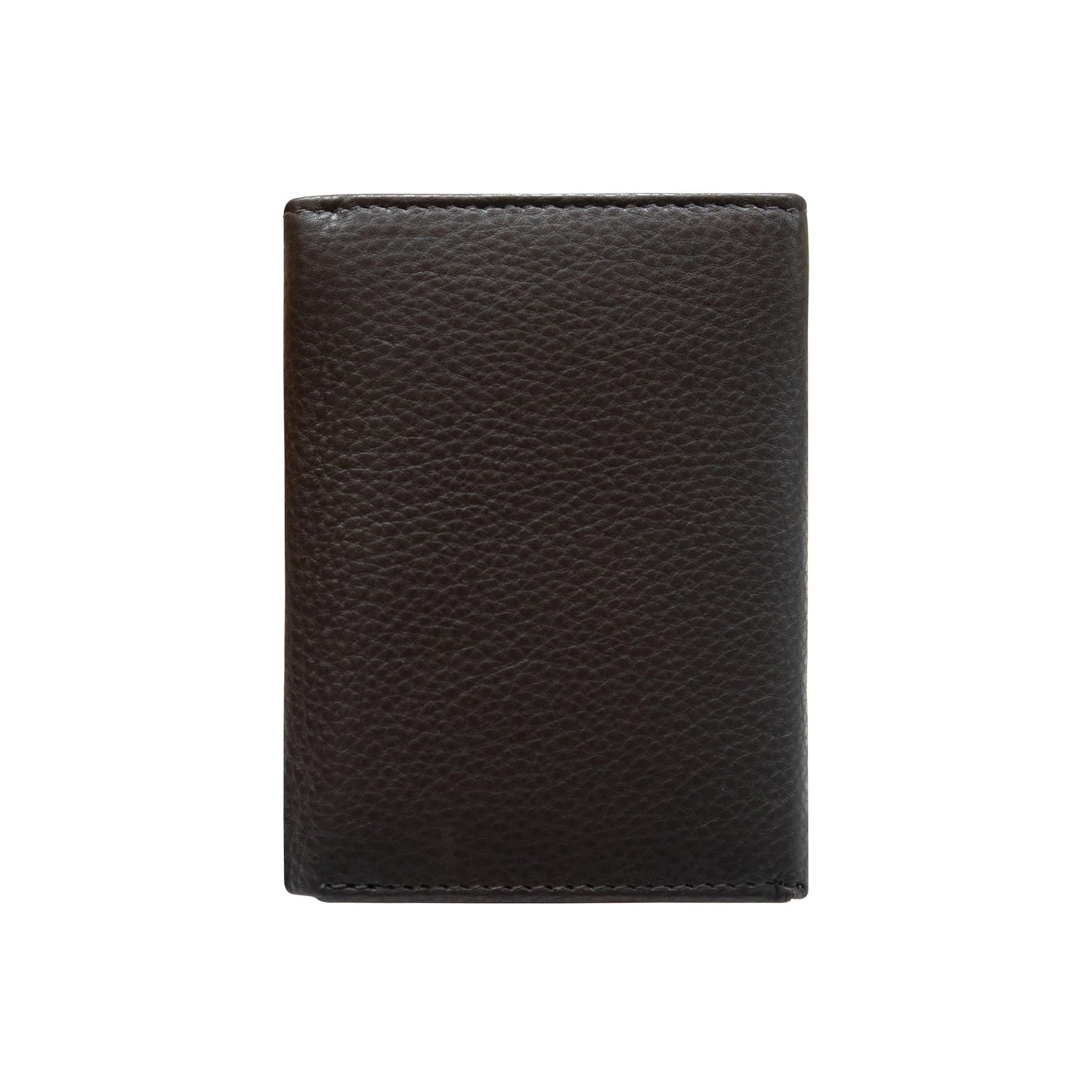 VANSI Genuine Leather Modern TriFold Design Wallet and Card Holder for Men (BROWN)