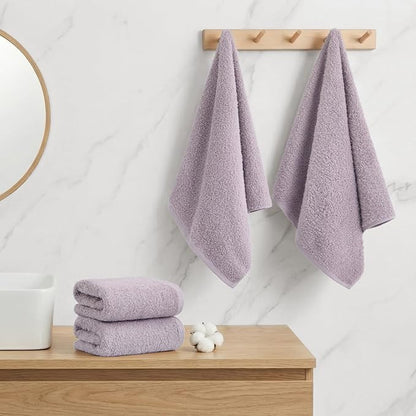 REDKISS 4-Pack Luxury Hand Towels, 16x32 Inch 450 GSM 100% Cotton, Super Soft