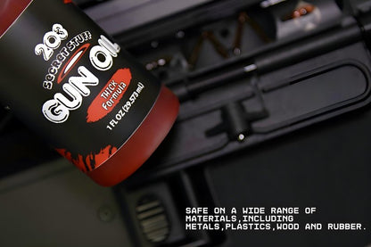 203 Gun Oil Thick High Viscosity Extreme Temperature Resistant, Reduces Wear Protects Against Rust and Corrosion, Needle Oiler 1 oz