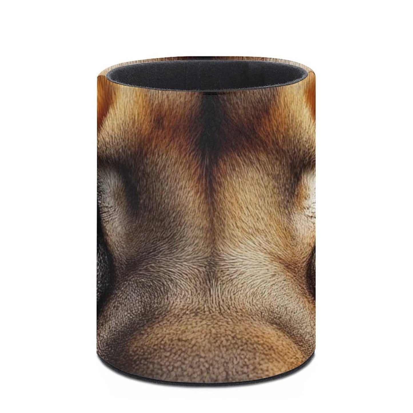 UTRSIFB Pen Holder Leather Pencil, Holder Cup Makeup Brush Storage Organizer, Waterproof Multifunctional Office Supplies Lion