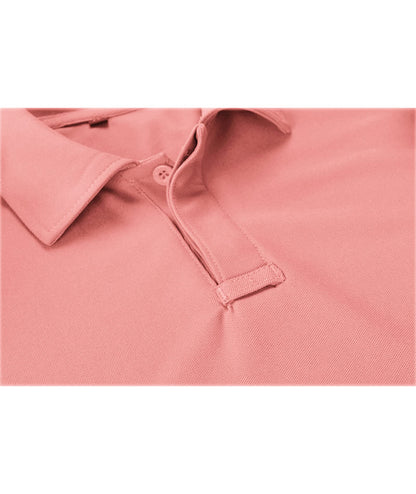 ZITY Mens Polo Shirt Short Sleeve Sports Tactical T-Shirt Athletic Golf Polos Daily Casual Stylish Collared Shirts for Men Coral Red 5X-Large