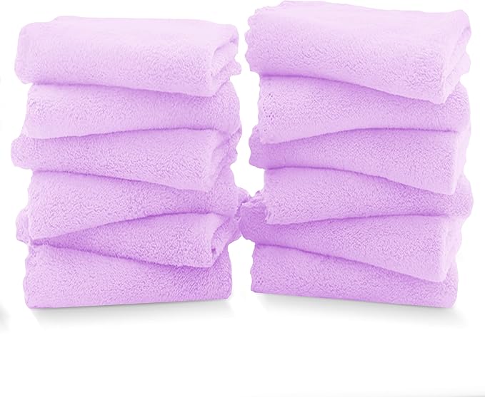TENSTARS 12 Pack Premium Washcloths Set