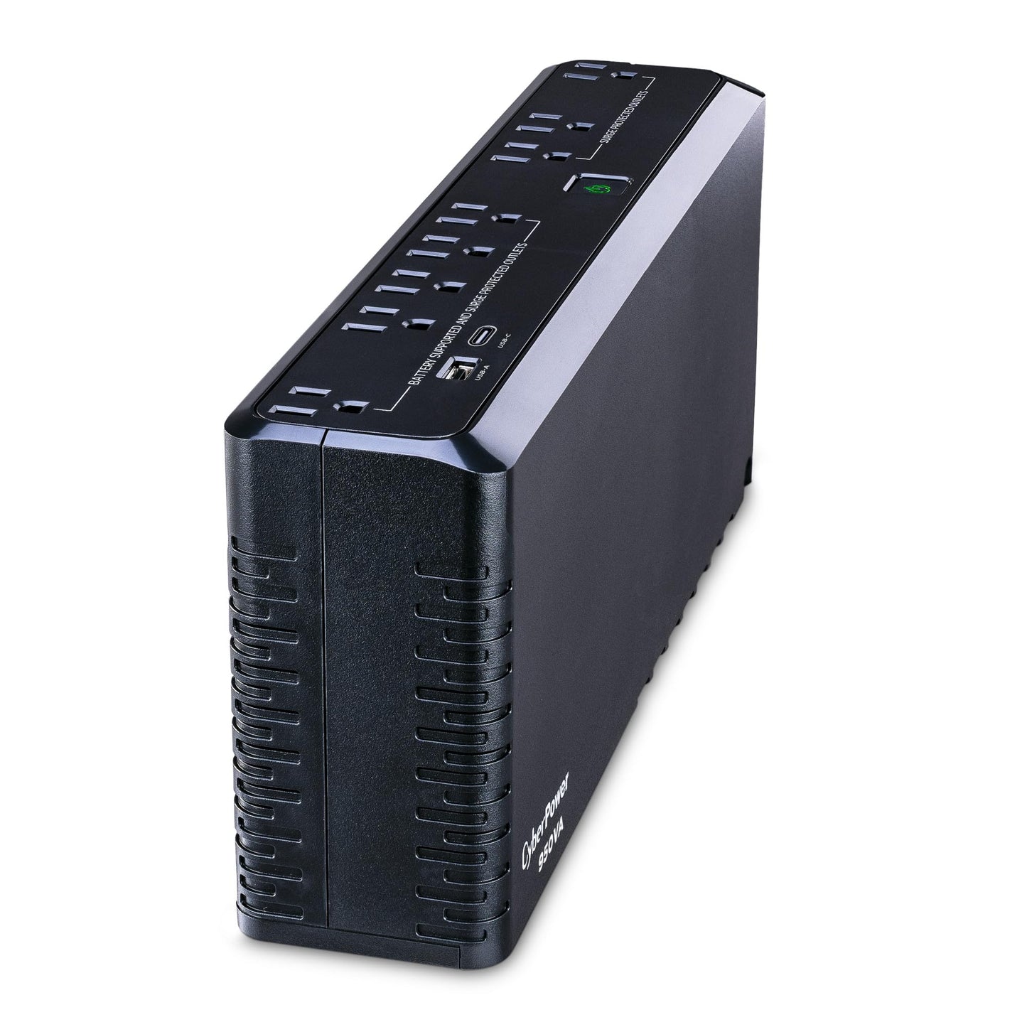 CyberPower SL950U Standby UPS Battery Backup and Surge Protector, 950VA/510W, 8 Outlets, USB Charge Ports, Slim Profile, UL Certified