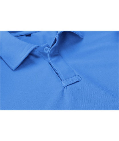 ZITY Mens Polo Shirt Short Sleeve Sports Tactical T-Shirt Athletic Golf Polos Daily Casual Stylish Collared Shirts for Men Lightblue XX-Large