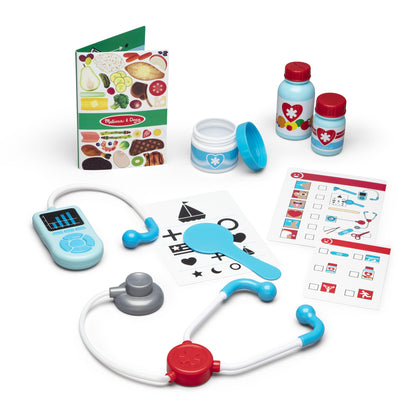 Melissa & Doug Get Well Doctor’s Kit Play Set – 25 Toy Pieces - Doctor Role Play Set, Doctor Kit For Toddlers And Kids Ages 3+