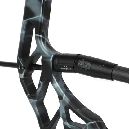 AMEYXGS Archery Quick Disconnect Matte Black 0/5/8/10 Degree for Compound&Recurve Bow Stabilizer Hunting or Target Practice (8 Degree)