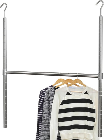 Simple Houseware Adjustable Closet Hanging Rod