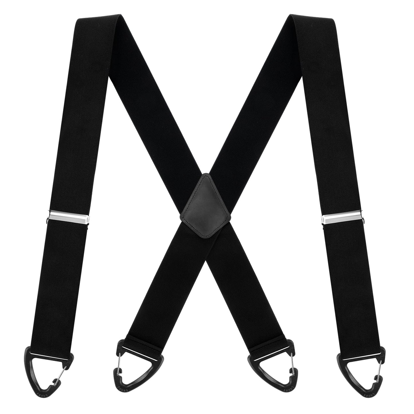 Chicingyou Suspenders for Men 2 Inches Wide X-Back Men's Heavy Duty Adjustable Under Shirt Suspender with Clips for Men Shirt Jeans Pants