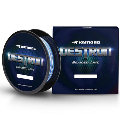 KastKing Destron Braided Fishing Line, Blue Camo , 300 yds-50lb-0.36mm