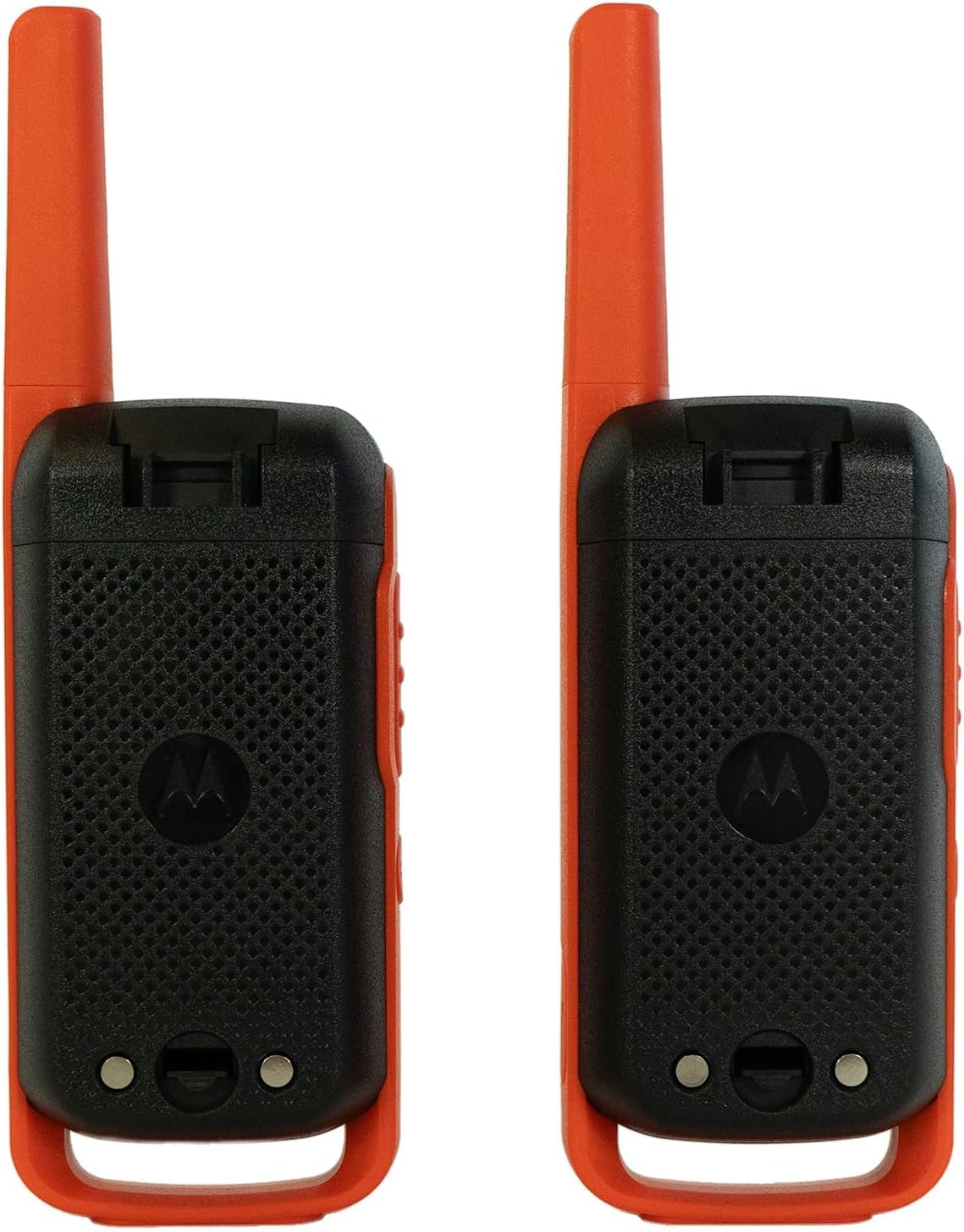 Motorola Solutions, Portable FRS, T210, Talkabout, Two-Way Radios, Rechargeable, 22 Channel, 20 Mile, Black W/Red, 2 Pack