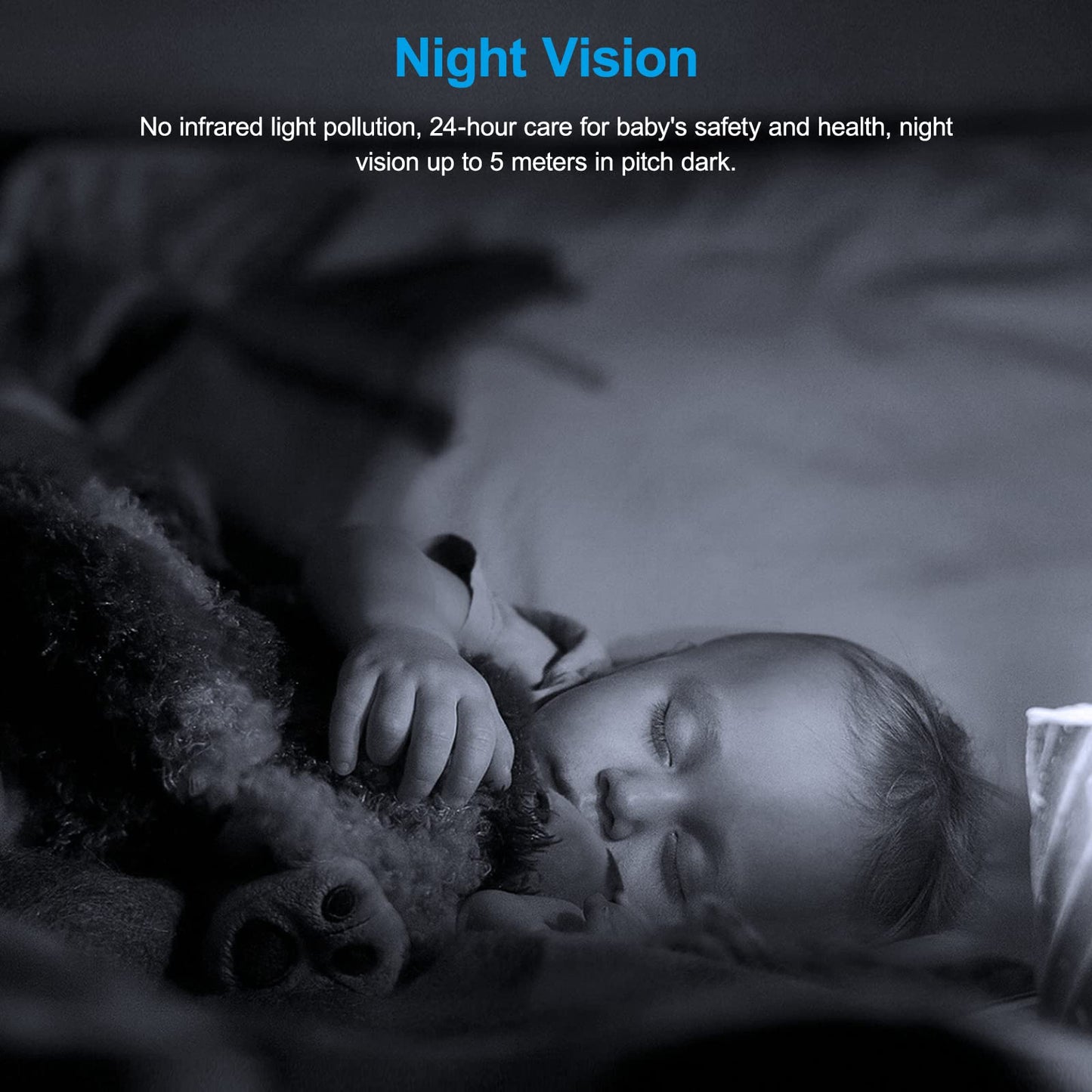 wansview Cameras for Home Security, 2K IP Camera, WiFi Home Indoor Camera for Baby/Pet/Nanny, Motion Detection, 2 Way Audio Night Vision, Compatible with Alexa, with TF Card Slot and Cloud