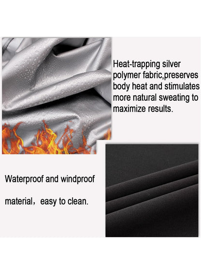 Clevvets Sauna Jacket for Men Long Sleeve Zipper Workout Lightweight Men Sweat Jacket Gym Exercise Fitness Running