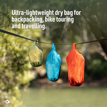 Sea to Summit Ultra-Sil Dry Bag, Ultralight Waterproof Dry Storage, 8 Liter, Tarragon Green