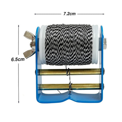 - QI HUO JU - Archery Bow String Serving Thread Jig 131 yard/120m Bow Serving String 3-Strands String Thread Tool for Compound Bow Tying Peep Sight Nock Accessories (Black-White)