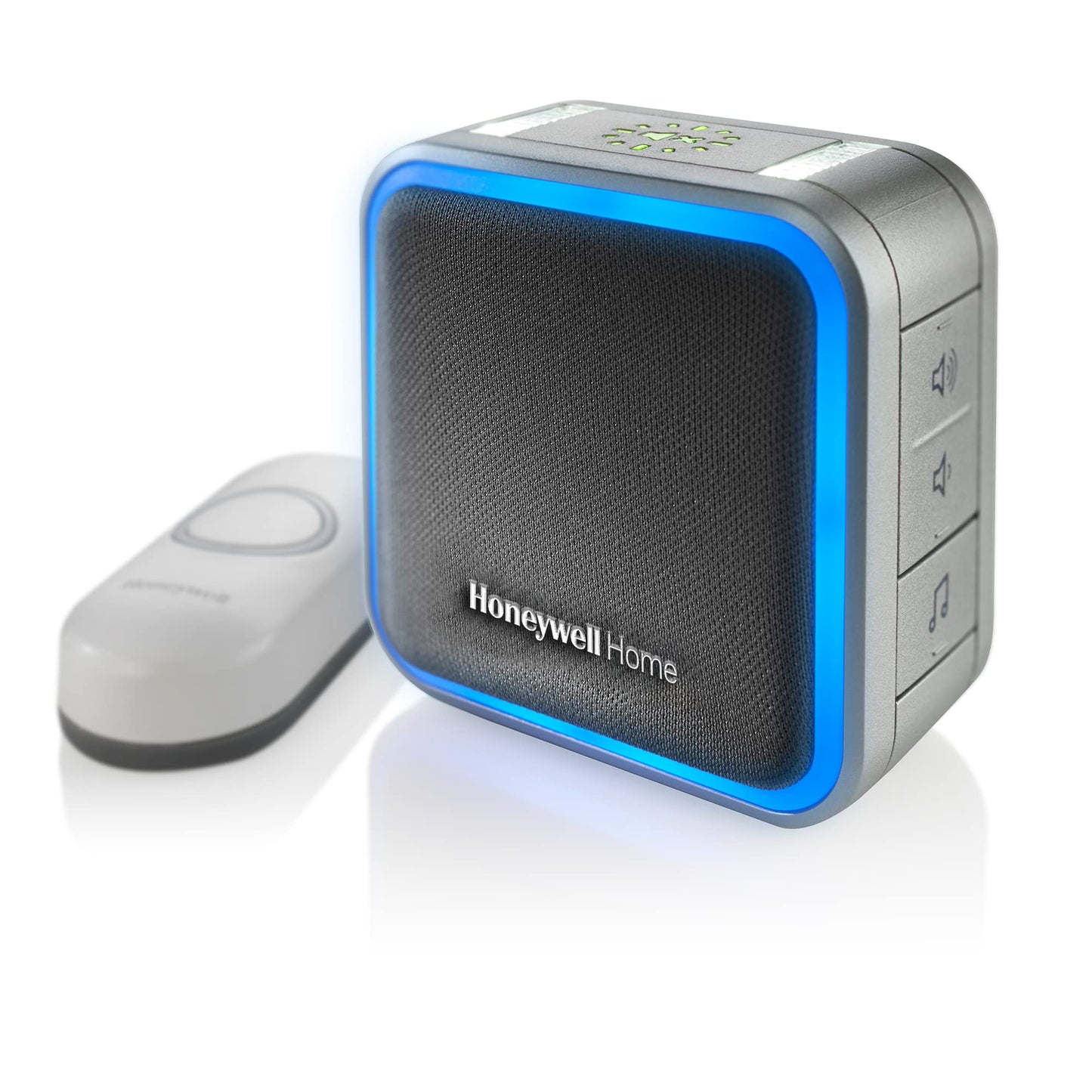Honeywell Home RDWL313P2000 Doobell Plug-in Wireless Doorbell & Push Button-3 Series, Gray