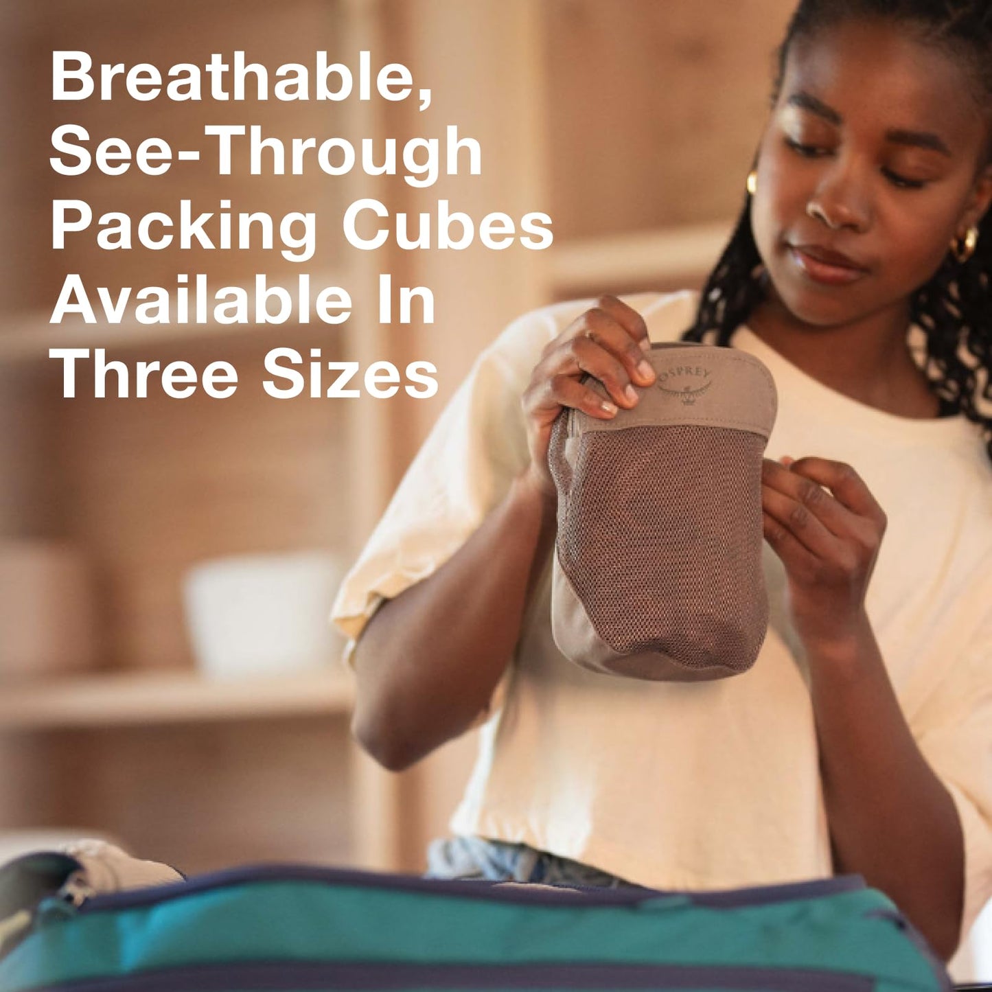 Osprey Daylite Packing Cube Set, Black - Includes a Large, Medium & Small Cube