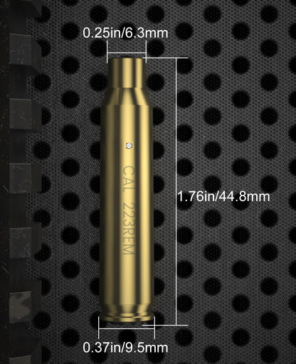 Feyachi Red Bore Sighting Laser 223 5.56mm Switch Design Laser Boresighter with 3 Sets of Batteries