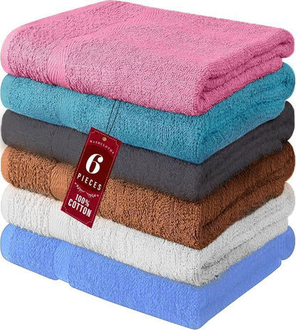 100% Cotton Bath Towel Set – Soft, Absorbent Towels
