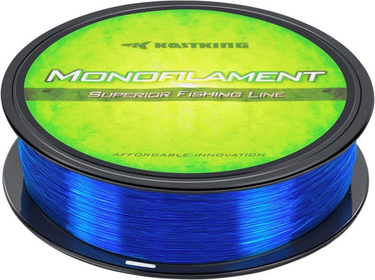 KastKing Premium Monofilament Fishing Line - Strong, Abrasion-Resistant Nylon | 300 Yards, Clear