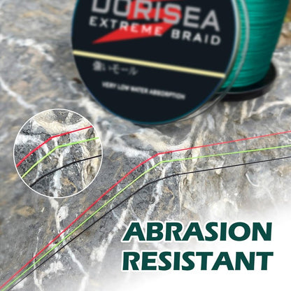 Dorisea Extreme Braid 100% Pe Black Braided Fishing Line 109Yards-2187Yards 6-550Lb Test Fishing Wire Fishing String Incredible Superline Zero Stretch (300m/328Yards 30lb/0.26mm)