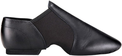 Linodes (Tent Leather Upper Jazz Shoe Slip-on for Women and Men's Dance Shoes Black 10M