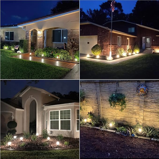 Low Voltage Landscape Lights Outdoor Pathway Lighting 8 Pack LED Path Lights 12V Landscape Light Mission Collection Bollard Decoration for Outdoor Outside Garden Driveway 8419-4321-08